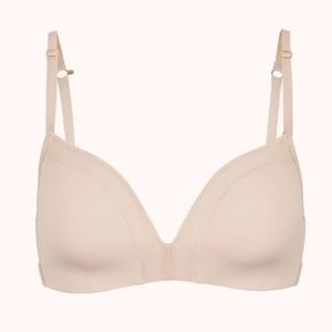Lively 34DDD The Mesh Trim No-Wire Bra